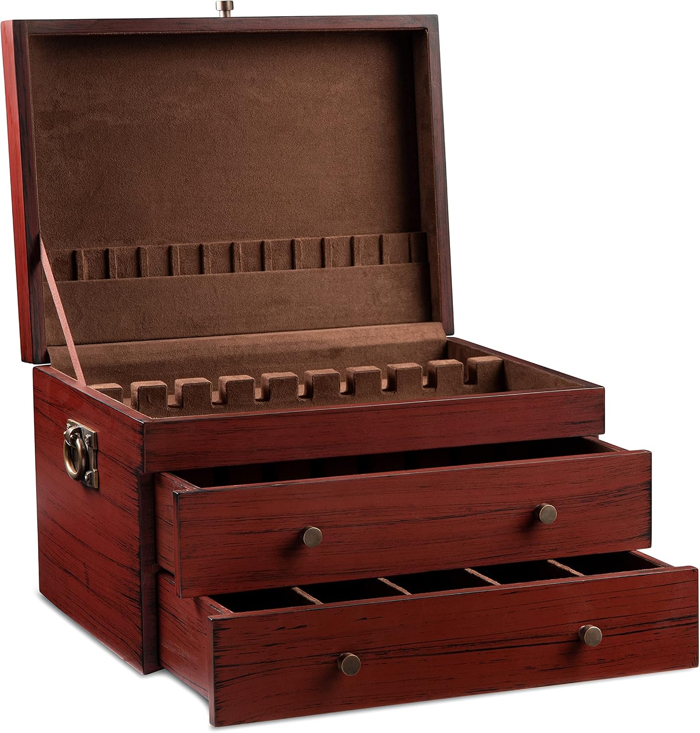 Royalty Art Fine Silverware Storage Box with Pull Out Drawer